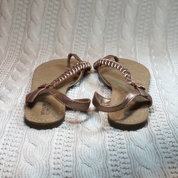 Mossimo Supply Co., metallic sandal, sz 9 - Picture 2 of 7